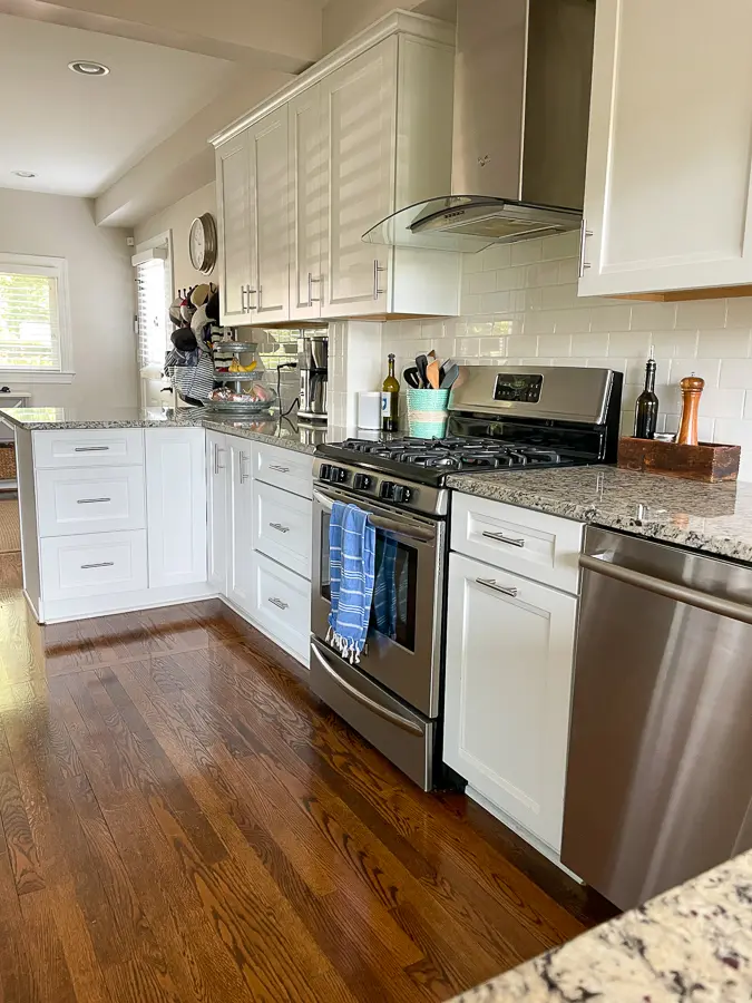 clean kitchen after tidying