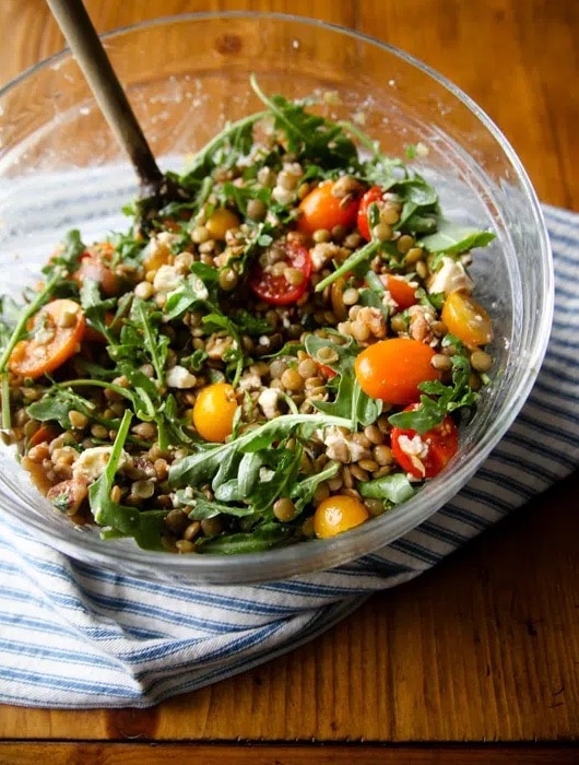 no cook lentil salad recipe