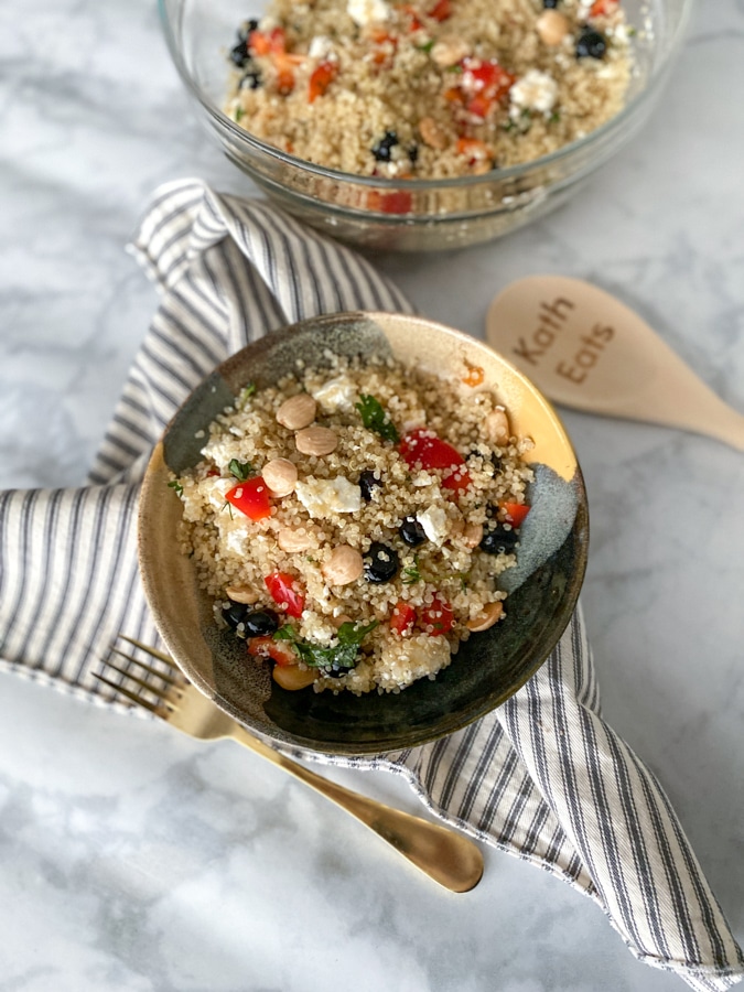 Feta & Herb Quinoa Salad | No Cook Summer Recipes