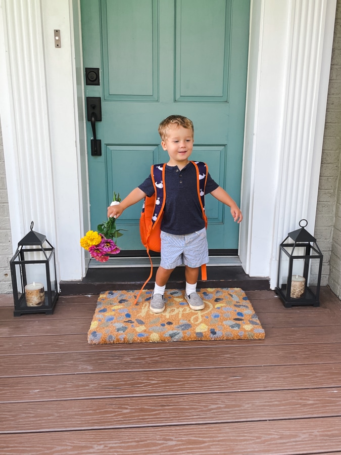 Back to school outfit for boy