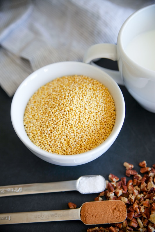 bowl of hulled millet 