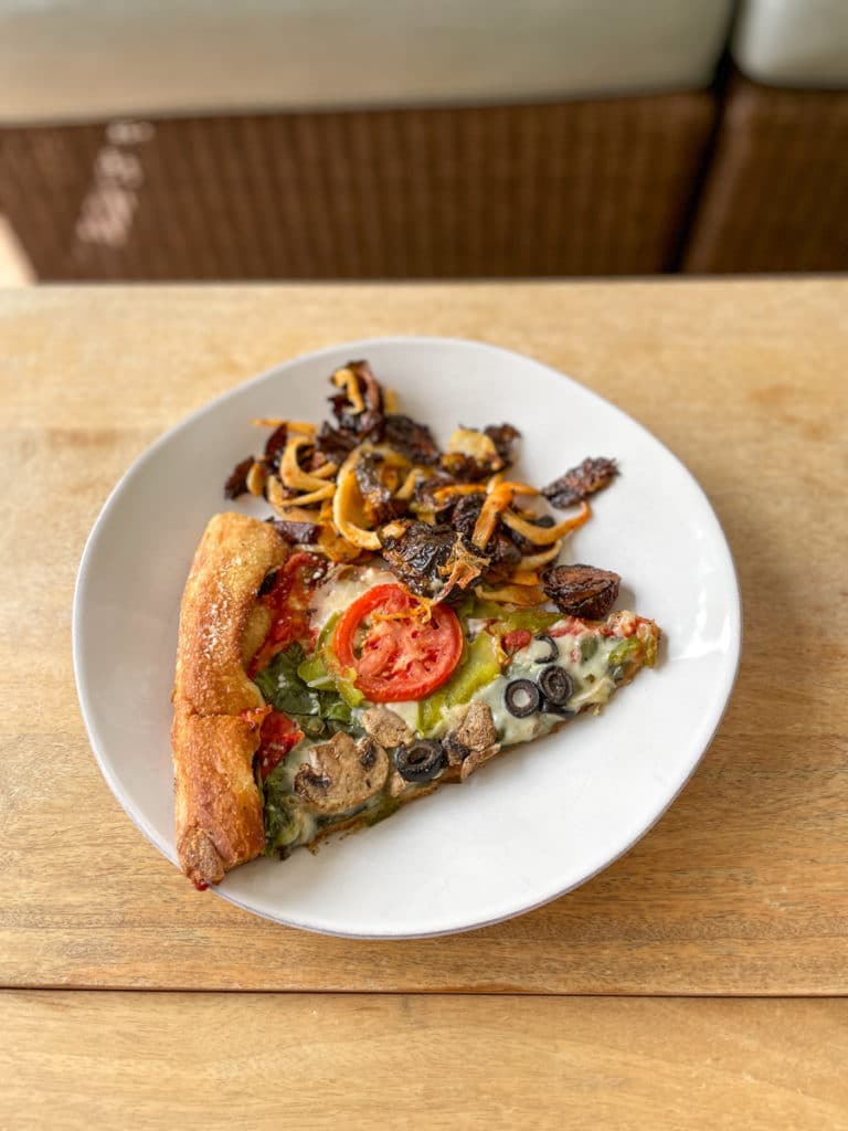 Pizza Leftovers from Mellow Mushroom