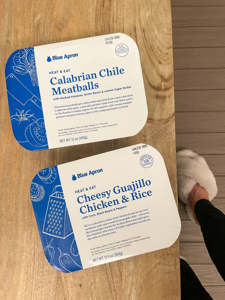 Blue Apron Heat & Eat meals | Whats New in KERF Land