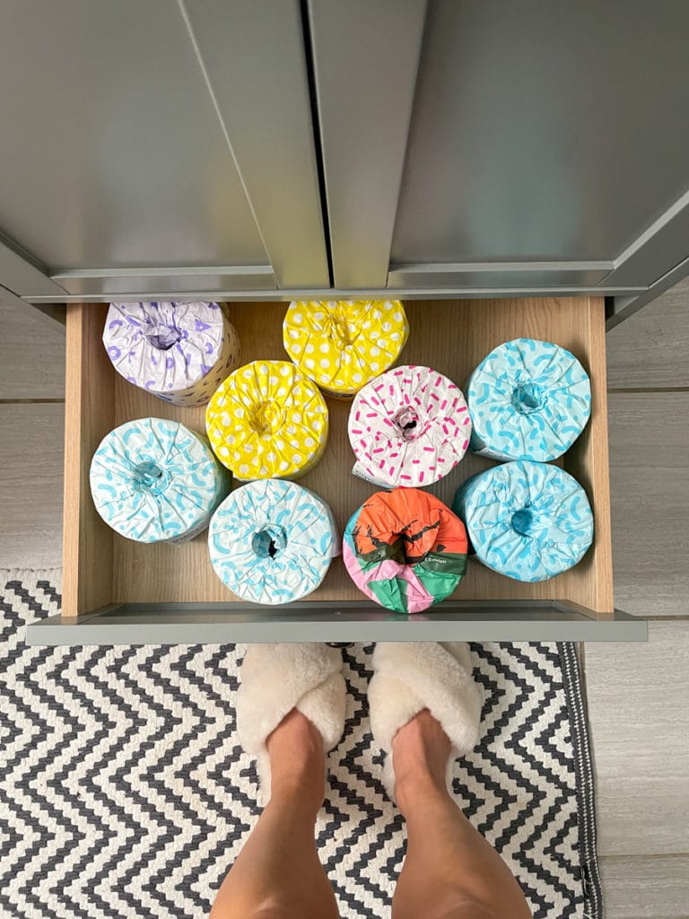 Kids Bathroom Vanity with a drawer
