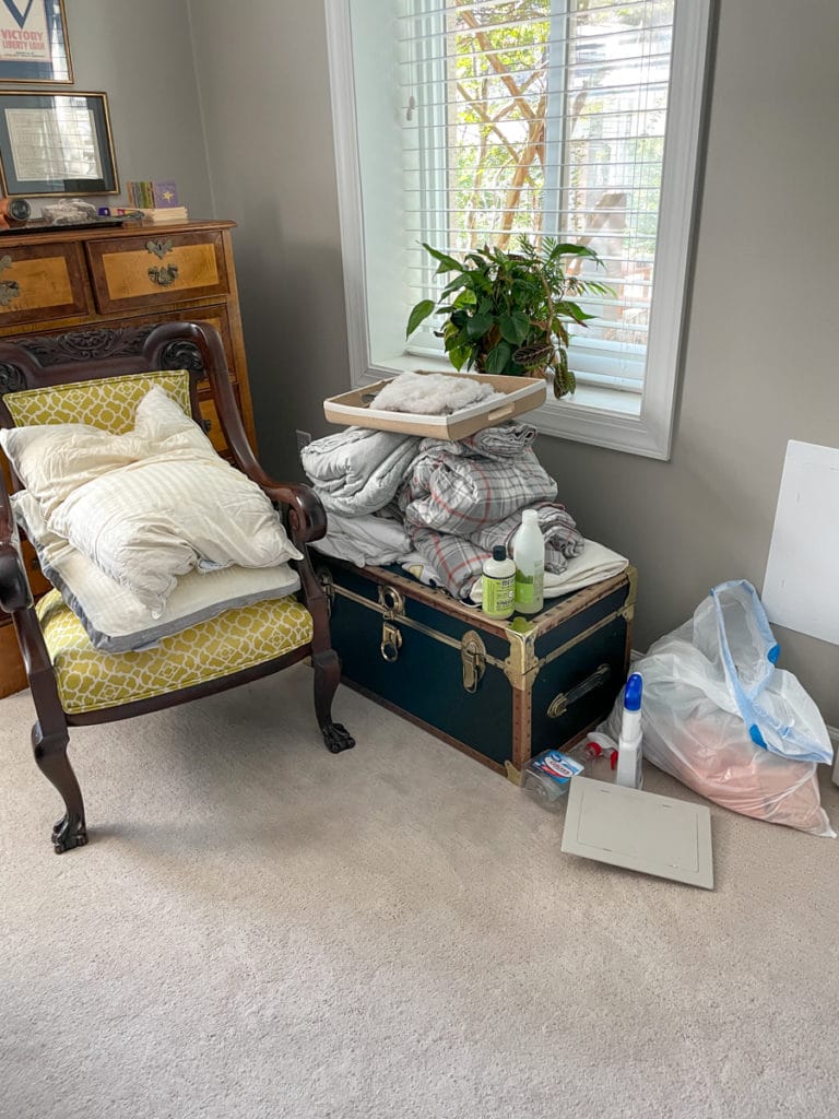 Donation pile