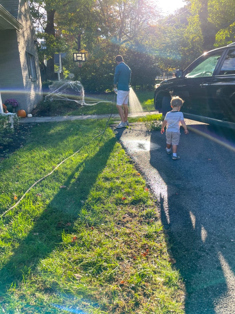 watering grass - Whats New in Food + Life