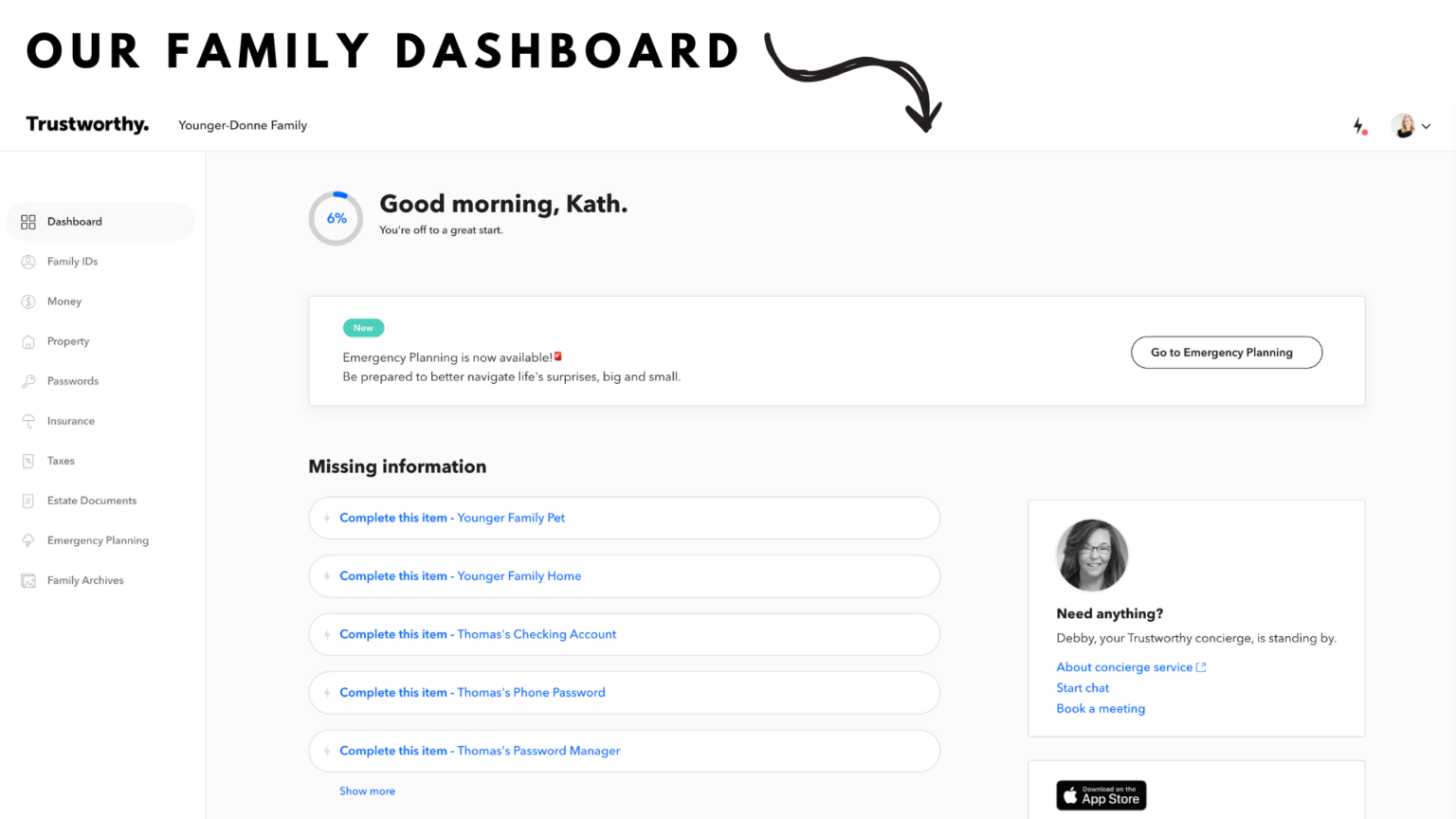 Trustworthy review dashboard