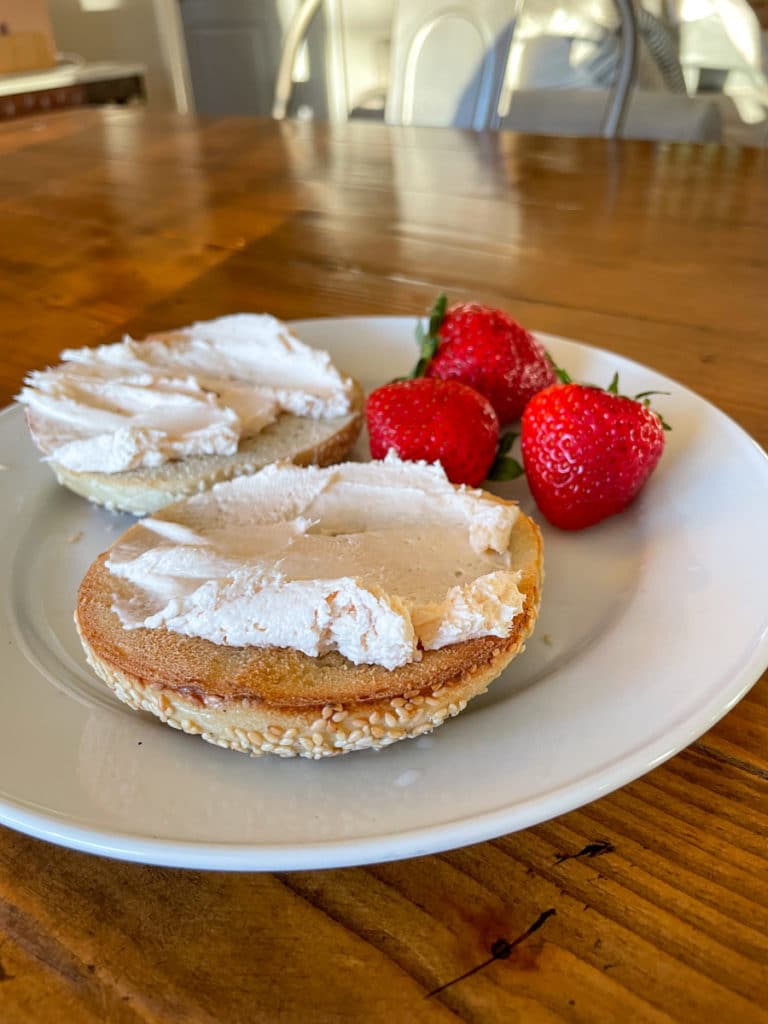 Bodos Bagel with Lox Spread