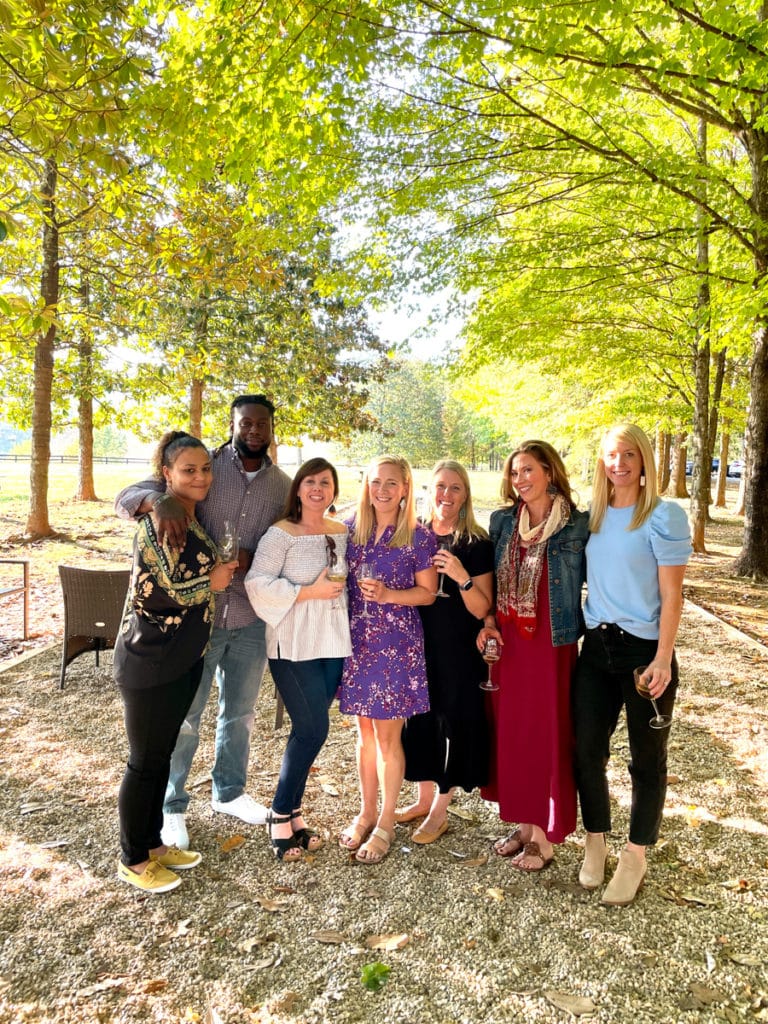 Septenary Vineyards with friends