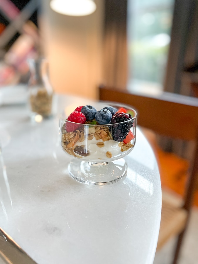 three course breakfast