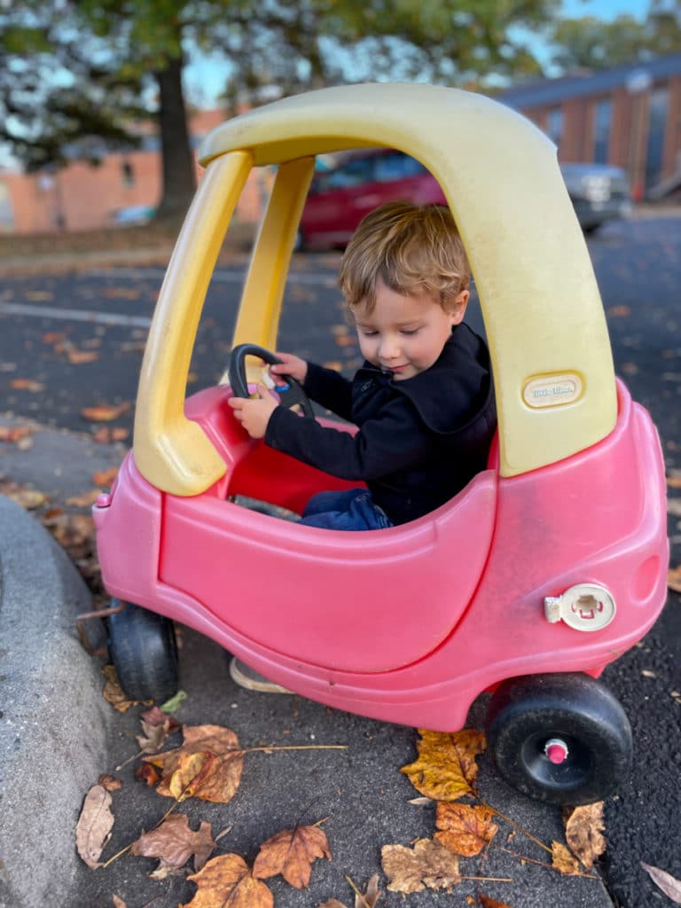 Kid in GoGo Car