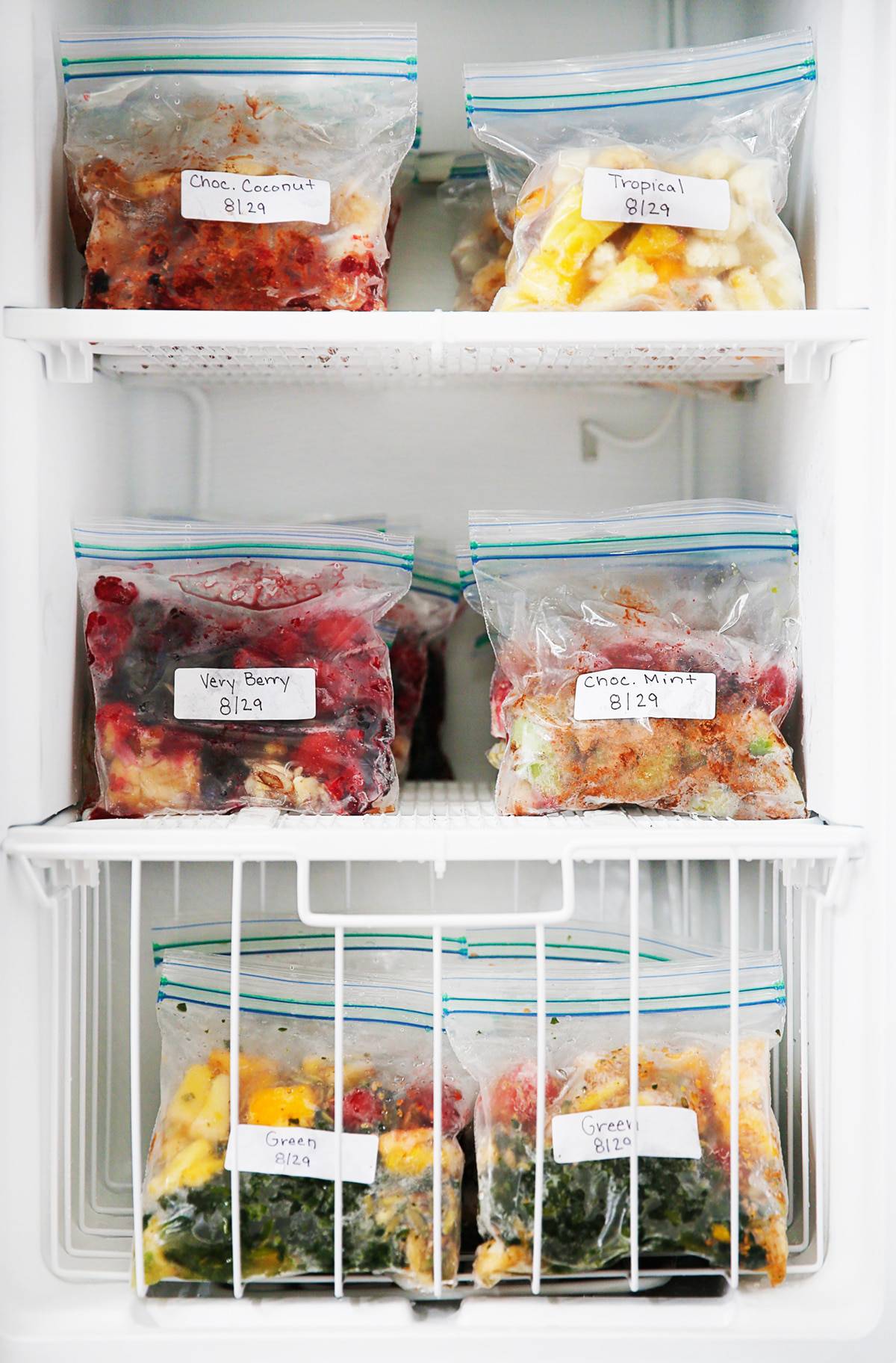 Smoothie Freezer Packs 