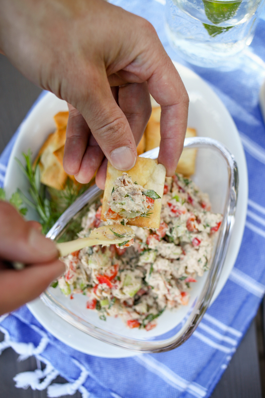 Every Herb Canned Salmon Salad