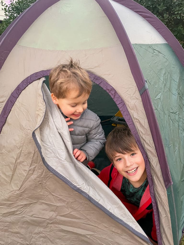 camp site - Winter Break Fun