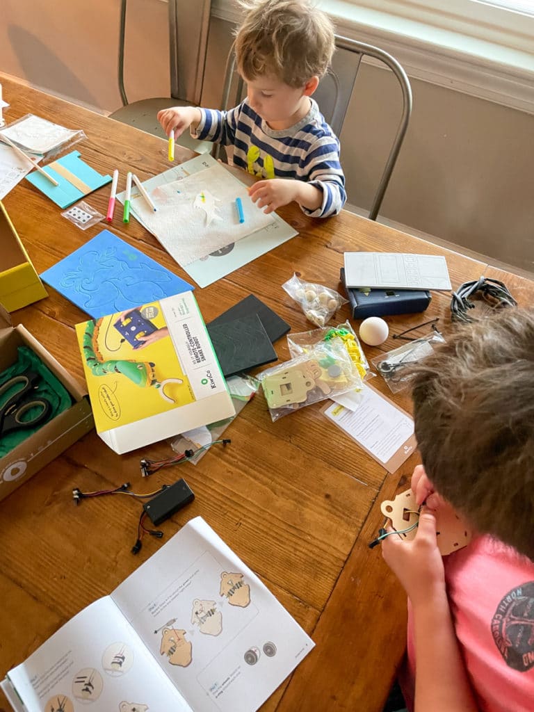 KiwiCo boxes for kids - Winter Break Fun