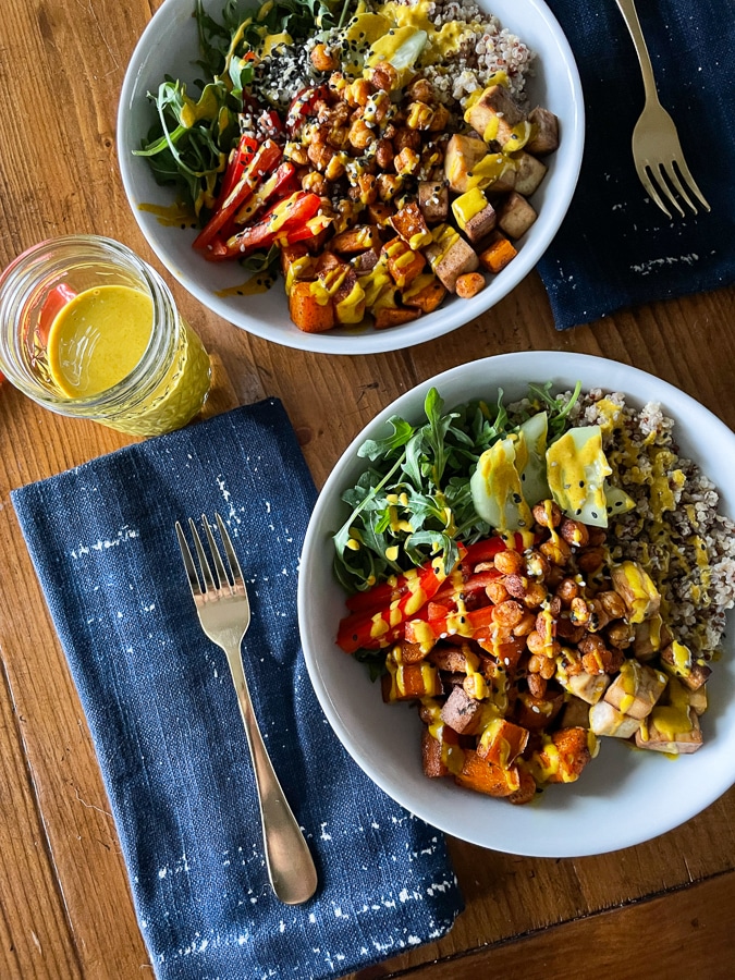 Chickpea Buddha Bowl Variations