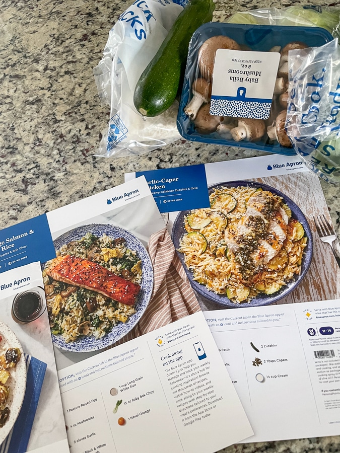this week's Blue Apron box