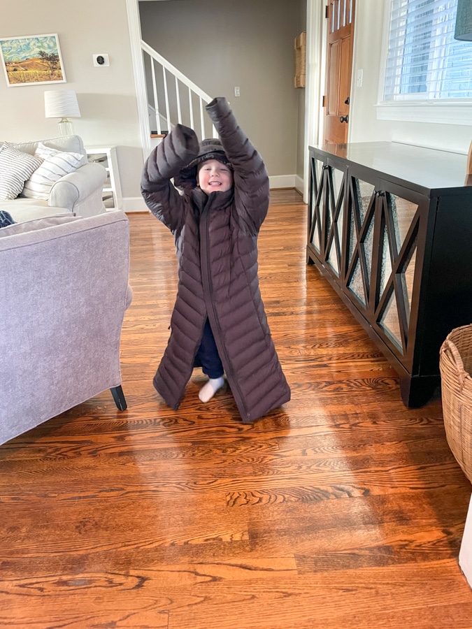 birch hijacked my coat | Instagram vs Reality
