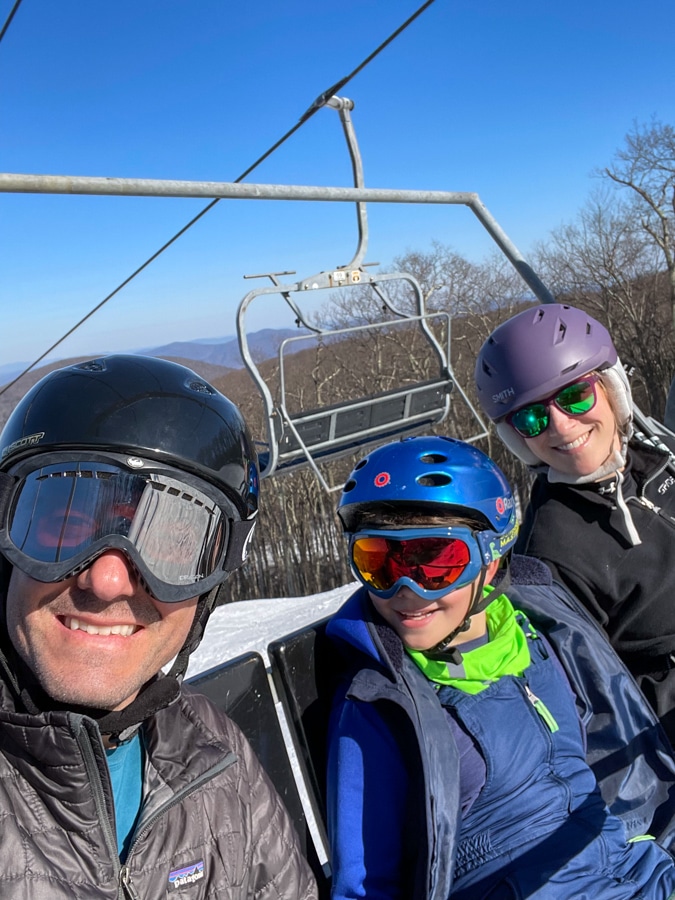 family ski trip