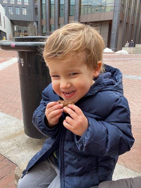 kid eating cookie - Wouldnt It Be Lovely