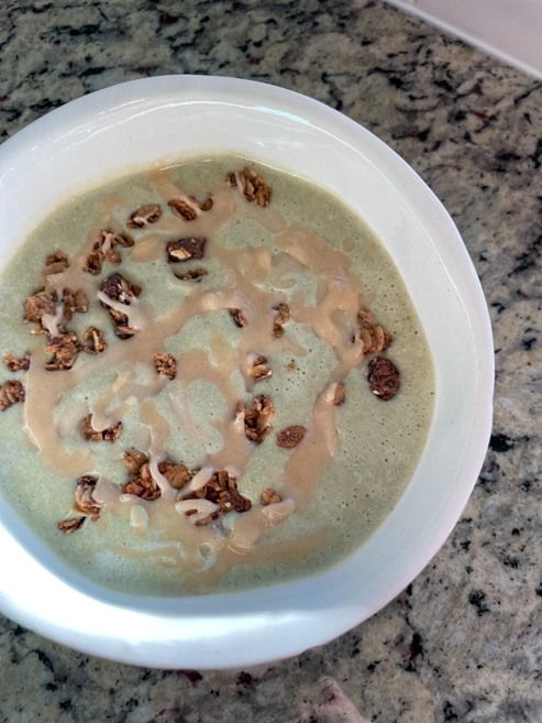 coconut butter magic shell bowl