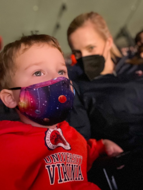 First UVA Game with kids