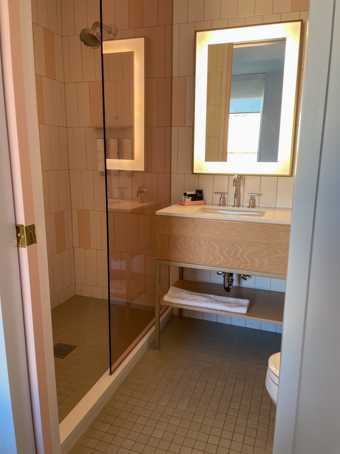 The Quirk Hotel bathroom