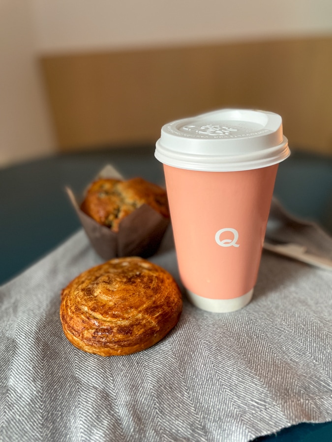 Quirk Café coffee and pastries