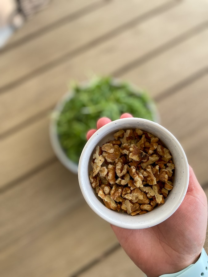 bowl of walnuts