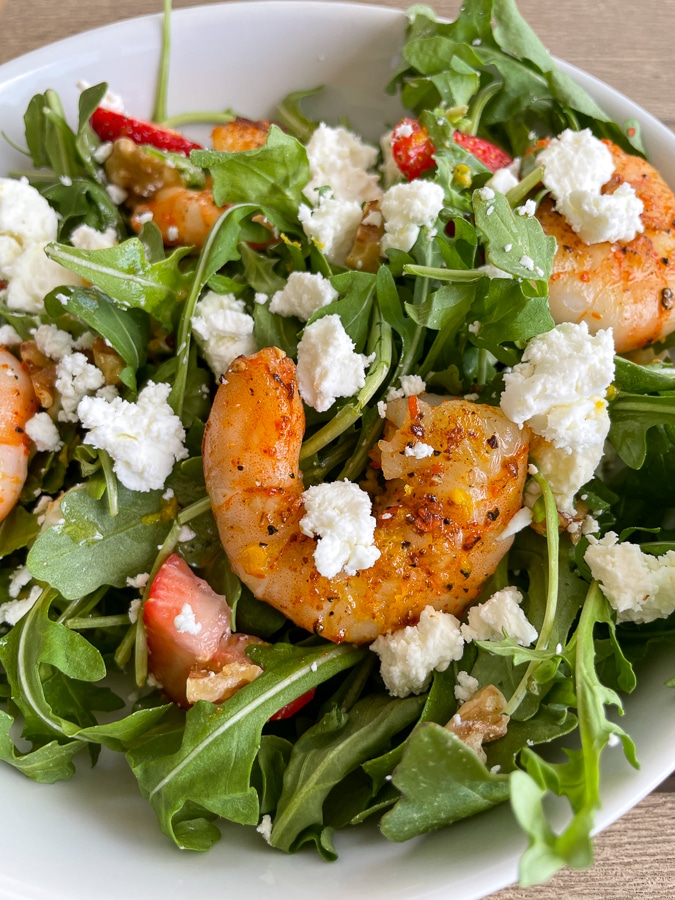 Arugula Salad with Shrimp