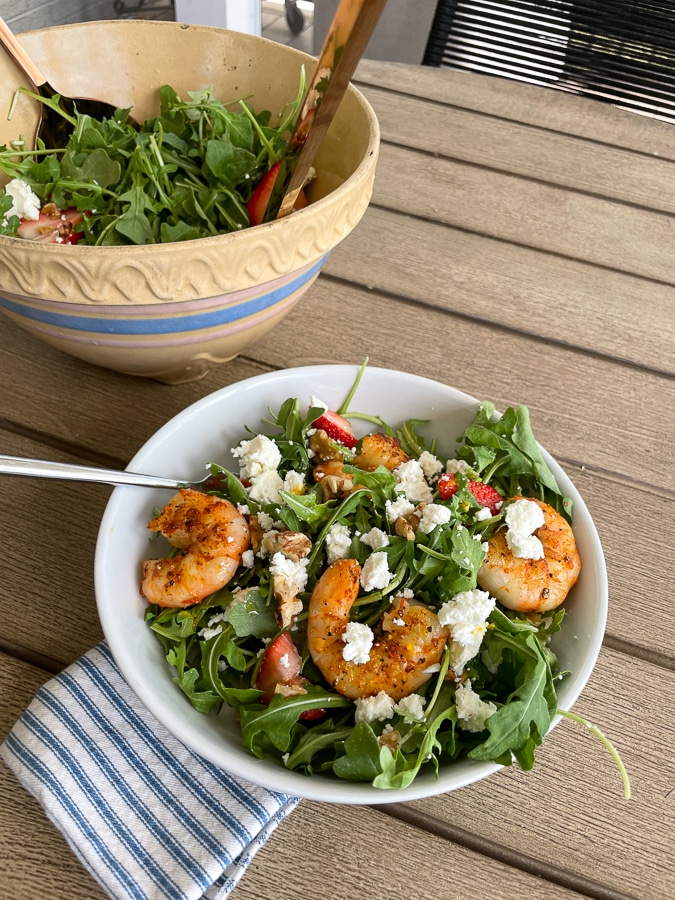 Arugula Goat Cheese Summer Salad