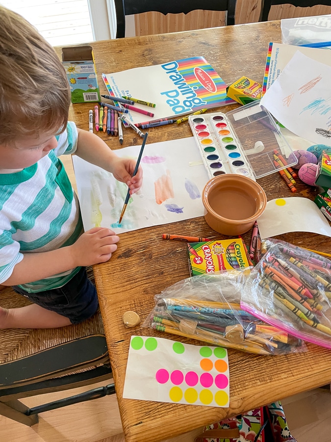 Watercolors with Grammie