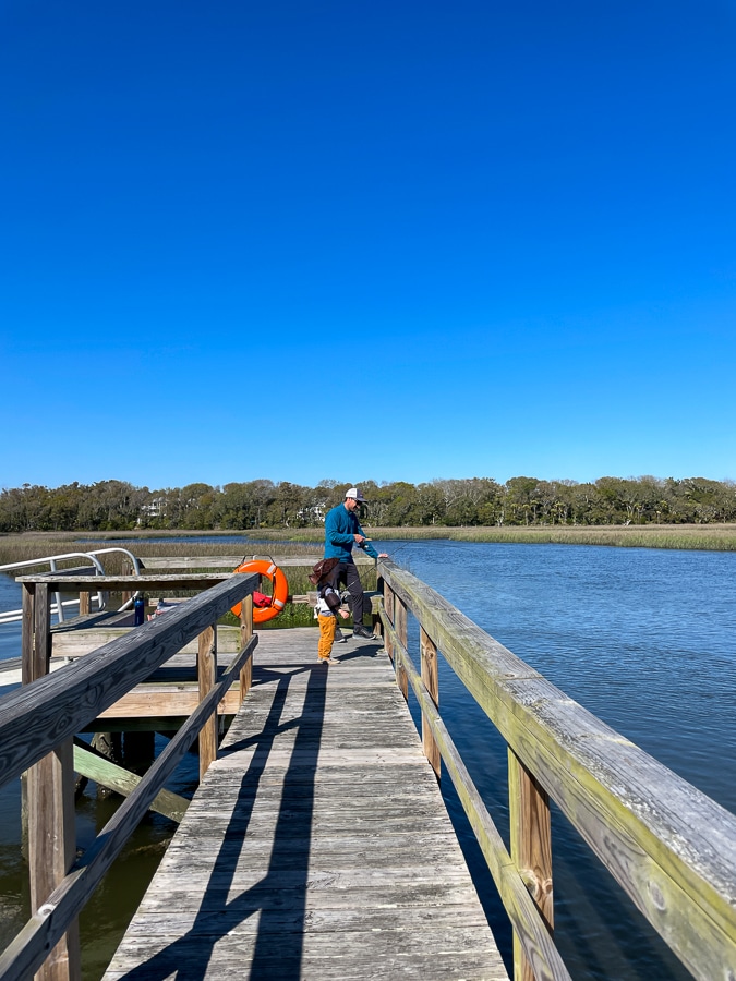 Fishing on the Dock