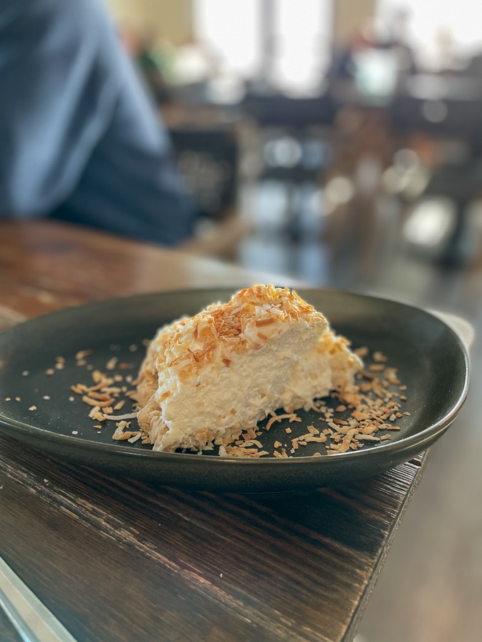 coconut cream pie
