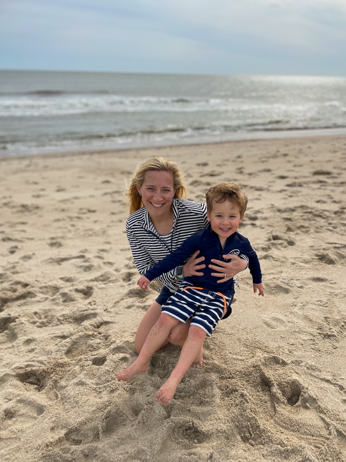mom and son Spring Break at BHI In April