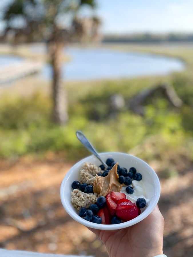 yogurt bowl for breakfast