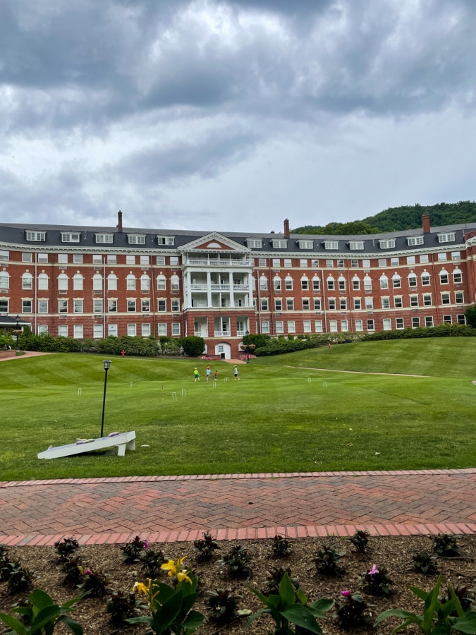 The Homestead Family Trip - croquet lawn