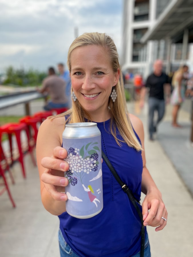 Starr Hill Biergarten can art