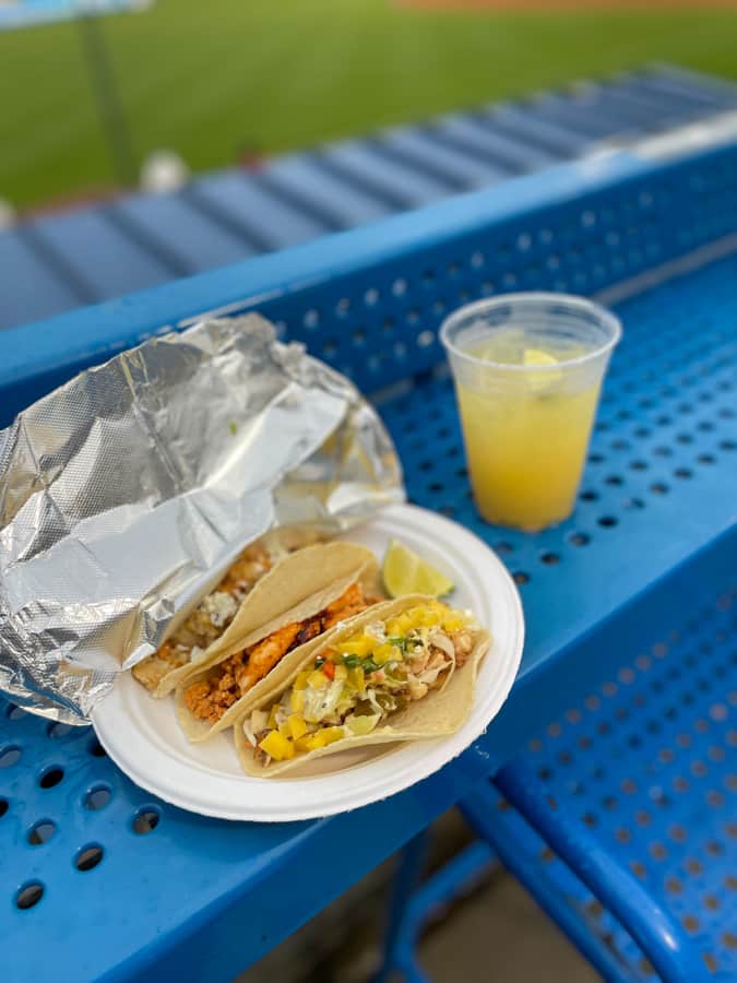 taco and margarita