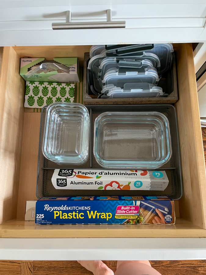 Glass Containers | Kitchen Cabinet Space Saver Ideas