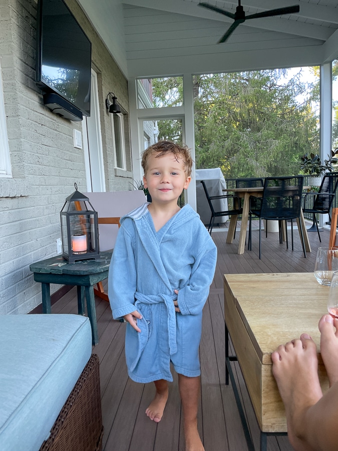 Shark robe from Costco