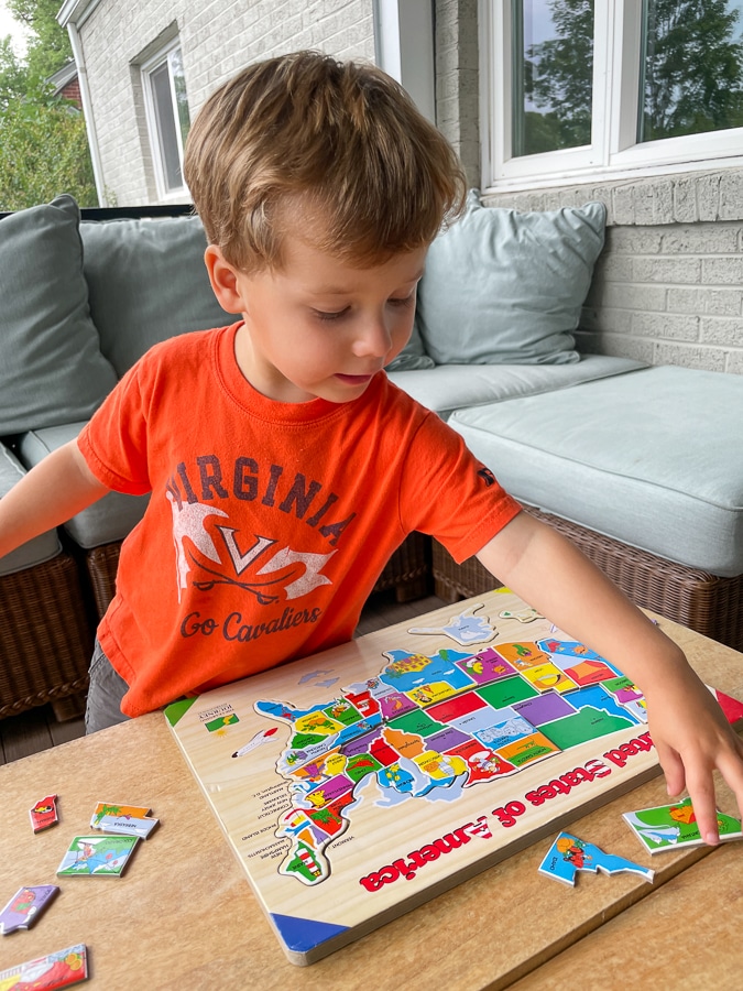 at-home lessons on the USA
