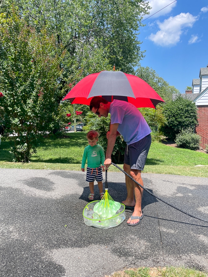 Water Balloon Fight prep | Those End Of Summer Blues