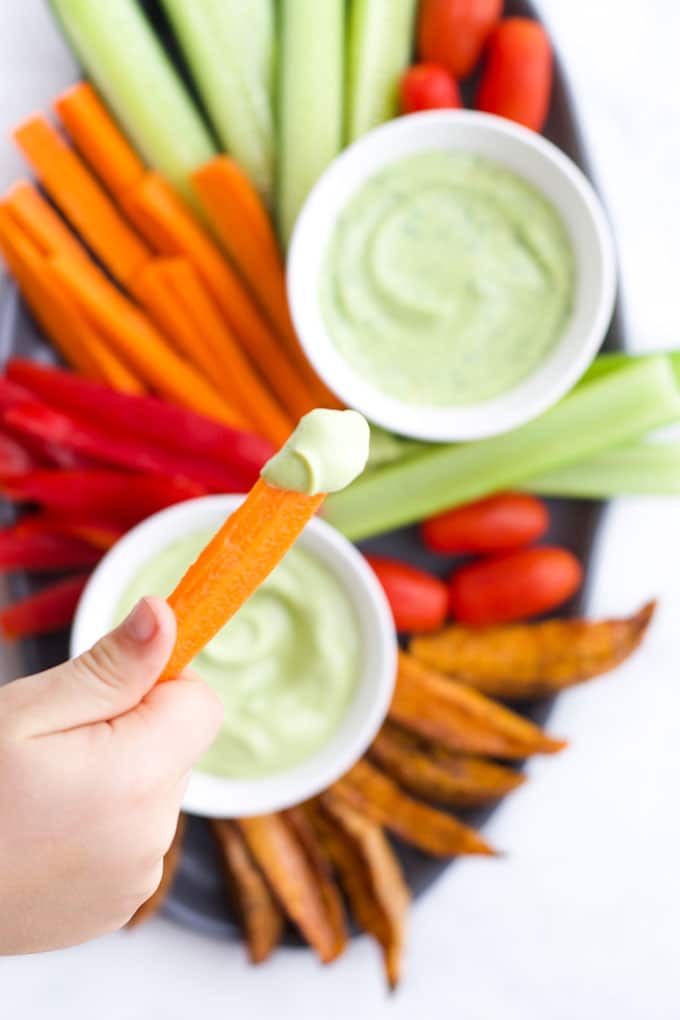 creamy avocado dip