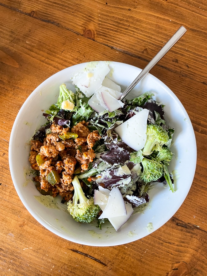 salad bowl for lunch