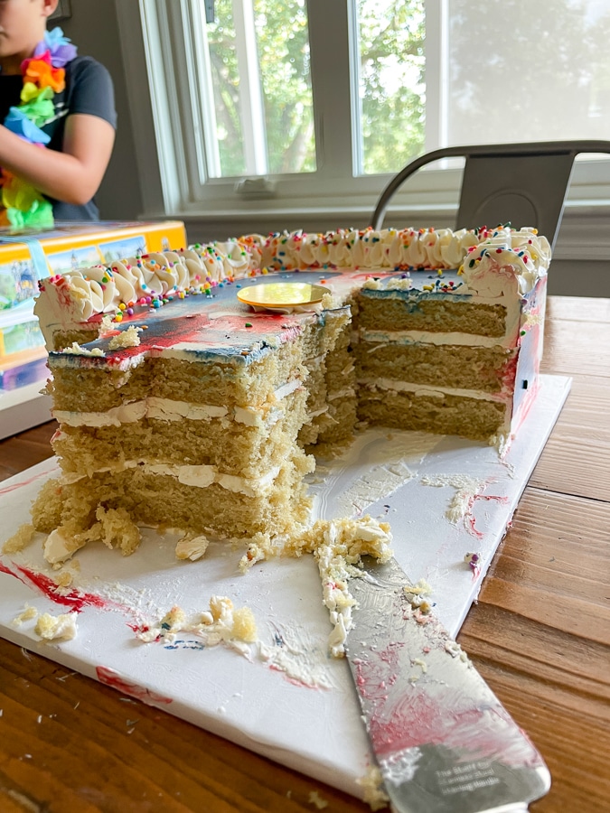 birthday cake leftovers | Cousin Weekend