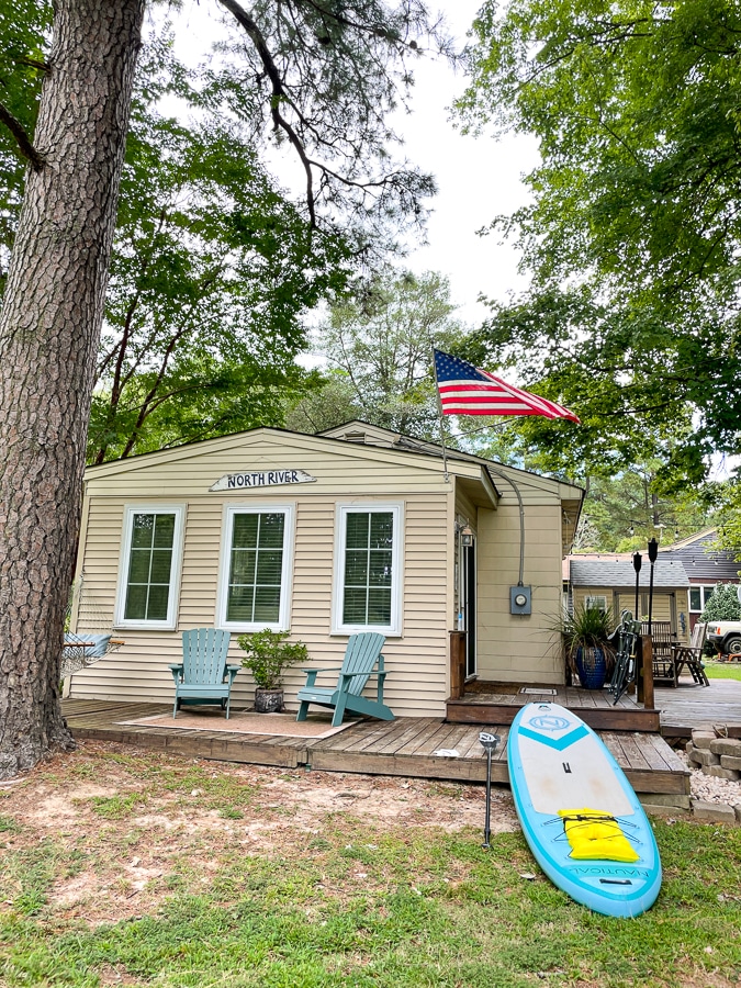 The River Cottage airbnb Eastern Virginia