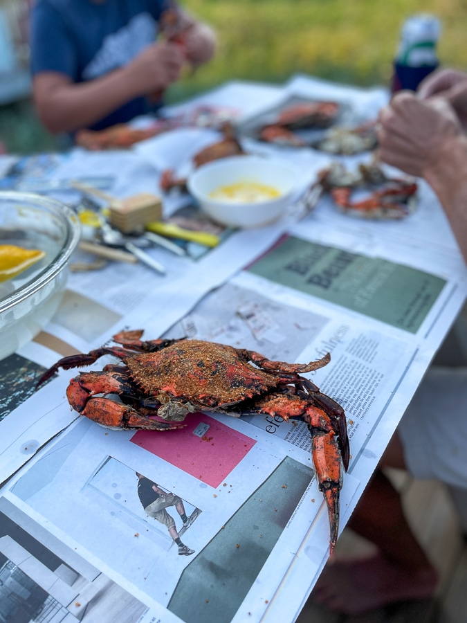 crabs for dinner