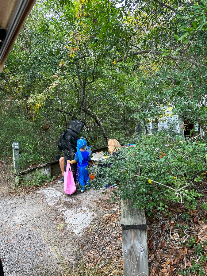 trick or treating in Bald Head Island