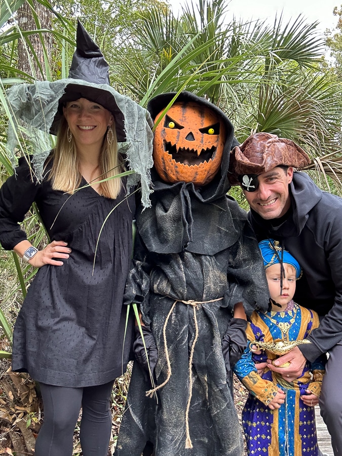 Family Halloween Costume on Bald Head Island